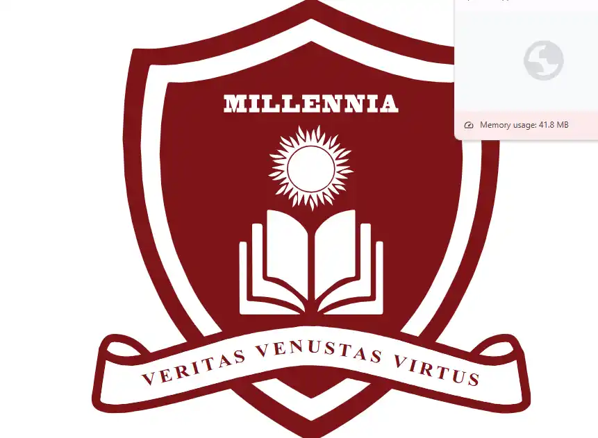 Sd millennia world school logo